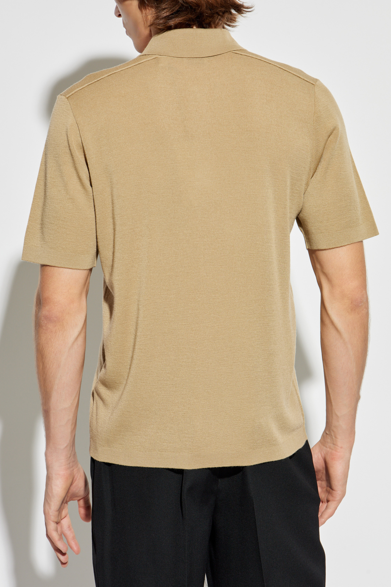 Tシャツ・カットソー Burberry SS25 Wool polo shirt (8103102 NUTMEG) Buy Burberry Wool Polo Shirt 'Nutmeg' - 8103102 | GOAT